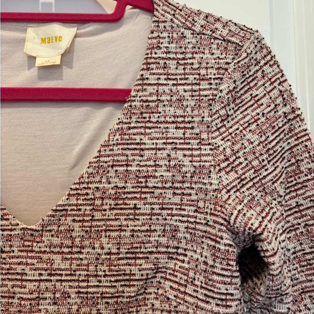 Anthropologie Maeve Bell Sleeve Dress